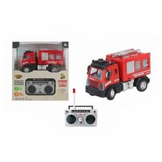 Пожарная машина р/у, 4 канала, свет, эл.пит. АА*4шт.не вх.в комплект, коробка Наша Игрушка