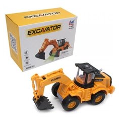 Колесный экскаватор эл., свет, звук, эл.пит.АА*3шт.не вх.в комплект, коробка Наша Игрушка