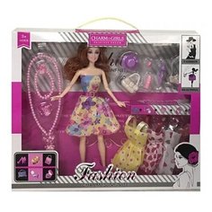 Игр. наб. "Модница", в компл. кукла 30см, предм.12шт., кор. Наша Игрушка