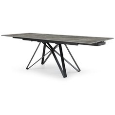 Стол раскладной Butterfly 180-260, серая керамика I Modern