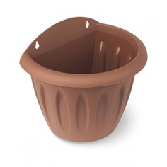 Кашпо Martika настенное Фелиция, 3.2 л (24х17х21 см) терракот