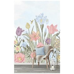 F07202 Фотообои Флизелиновые с виниловым покрытием, "Цветы " 200 x 270 см Barton Wallpapers