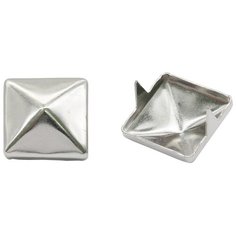 53930 Украшение 12*12мм на шипах ник. пирамидка 100 шт Protos & Co