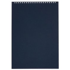 Блокнот Альт на спирали, А4, 60 листов, синий, клетка