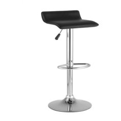 Стул STOOL GROUP Хай-Тек, металл/искусственная кожа, цвет: черный