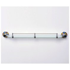 Полка стеклянная с бортиком WasserKRAFT Diemel K-2244