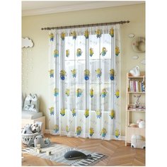 Тюль ARCO DORO Р17-01 Миньоны на ленте 260 см 1 шт. белый