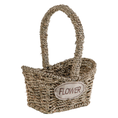 Кашпо Доляна Я тебя люблю 20 х 13 х 25 см коричневый