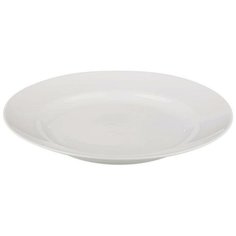 Тарелка обеденная Добруш 240мм, фарфоровая, белая, 1шт. (C0170) Добрушский фарфоровый завод