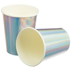 Стакан одноразовый бумажный Пати Бум "Радужные" 220мл, 6шт. Патибум