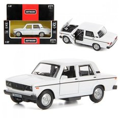 Машинка металлическая инерционная Hoffman "Российский автопром-6W", открывающиеся части, звук, свет Hoffmann