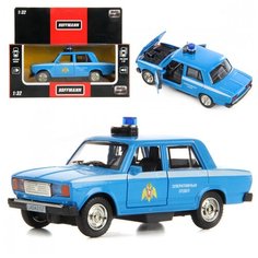 Машинка металлическая инерционная Hoffman "Спецслужбы-BL", открывающиеся элементы, звук, свет Hoffmann