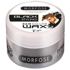 Morfose Воск Color Hair Wax Black Styling, 100 мл