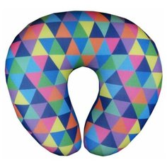 Антистрессовая подушка для шеи Штучки, к которым тянутся ручки турист Геометрия 1