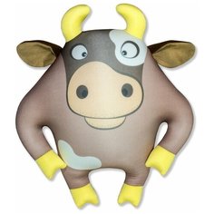 Мягкая игрушка-антистресс Штучки, к которым тянутся ручки "Бычок", 32см