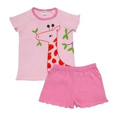Пижама Клякса размер 98, светло-розовый