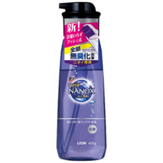 Гель для стирки Lion Top Super Nanox For Odors (Япония), 0.4 кг, бутылка