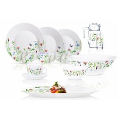 Столовый сервиз ESSENCE EUFLORIA 46 пр. 6 перс. ОАЭ 82123 Luminarc