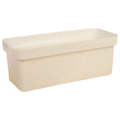 Ящик Darel Plastic балконный Эко 40х15х17 см светлый гранит