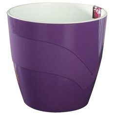 Кашпо Plast Avenue со вставкой Грация 15 х 15 см фиолетовый