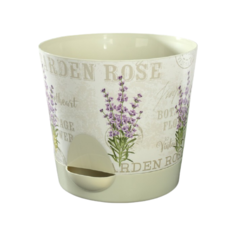 Кашпо IDEA (М-Пластика) Ника Деко. Лаванда 15 х 18 см лаванда