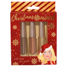 Beauty Fox Набор глиттерных теней для глаз Christmas mood № 1, 2, 3