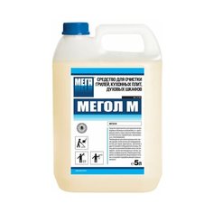 Средство для чистки плит, духовок, грилей от жира/нагара 5 л, мегол М, гель, 1 шт. Mega