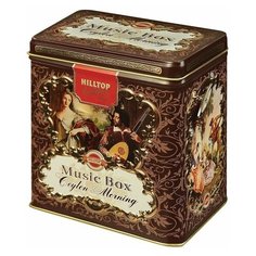 Чай HILLTOP "Цейлонское утро" черный листовой, музыкальная шкатулка, 100 г, F315, 1 шт.