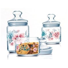 Набор банок SABLINE 3 шт. (0,5L+0,75L+1L) ОАЭ 73081 Luminarc