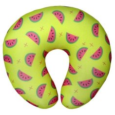 Подушка для шеи Штучки, к которым тянутся ручки Вкусняшки, желтый