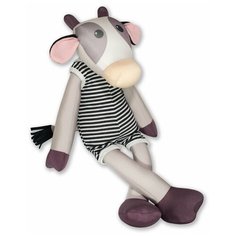 Мягкая игрушка-антистресс Штучки, к которым тянутся ручки "Бык в комбинезоне", 62см, бежевый