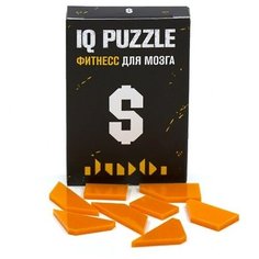 Головоломка IQ PUZZLE Доллар оранжевый