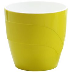 Кашпо Plast Avenue со вставкой Грация 17 х 17 см фисташковый