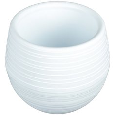 Кашпо Сибполимер Дуэт 17 х 17 х 15 см белый