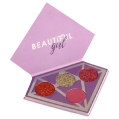 Beauty Fox Палетка теней для век Shine bright бордовый/красный/розовый/золотистый