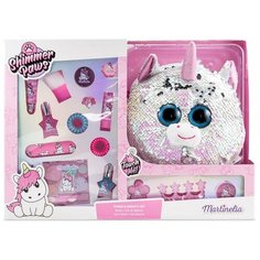 Большой набор косметики Пушистые лапки Martinelia с сумочкой "Единорог"