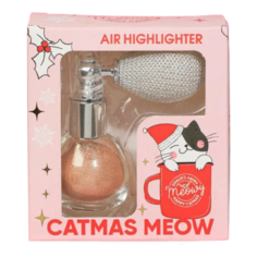 Beauty Fox Мерцающий хайлайтер с помпой Catmas Meow золотистый