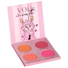 Beauty Fox Палетка теней для век Queen of gllamaour praline/cherry candy/raspberry cheesecake/french rose