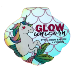 Beauty Fox Палетка теней для век Unicorn glow бордовый/зеленый/розовый/красный