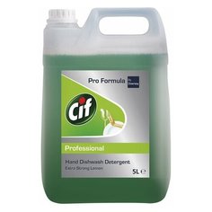 Средство для мытья посуды 5 л, CIF (Сиф) "Professional", концентрат, 7519461, 1 шт.