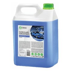 Средство для мытья стекол и зеркал 5 кг GRASS CLEAN GLASS CONCENTRATE, нейтральное, концентрат, 130101, 1 шт.