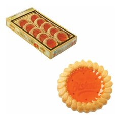 Печенье бискотти (Россия) с апельсиновым мармеладом, сдобное, 235 г, картонная коробка, 2 шт.