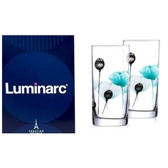 Стаканы ANGELIQUE TURQUOISE высокие 27cl 6 шт. ОАЭ 87450 Luminarc