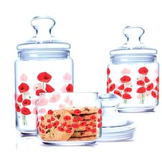 Набор банок HYPNOSIS 3 шт. (0,5L+0,75L+1L) ОАЭ 75501 Luminarc