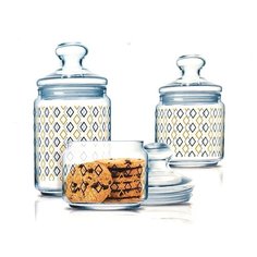 Набор банок SILOE 3 шт. (0,5L+0,75L+1L) ОАЭ 72777 Luminarc