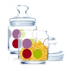 Набор банок ZOOM WHITE 2 шт. (0,75L+0,75L) ОАЭ 34869 Luminarc