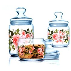 Набор банок LUPIN 3 шт. (0,5L+0,75L+1L) ОАЭ 73057 Luminarc