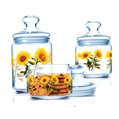 Набор банок SUNSHINE 3 шт. (0,5L+0,75L+1L) ОАЭ 85198 Luminarc