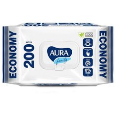Салфетки влажные AURA для всей семьи 200 шт./уп. 2 уп.