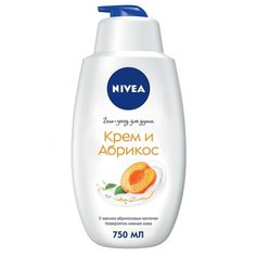 Гель для душа Крем Абрикоc увлажняющий 750мл 80868 1 шт. Nivea
